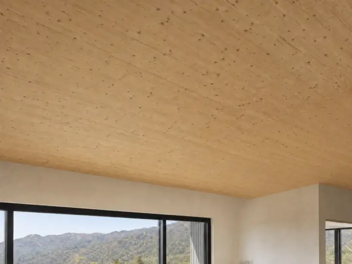 Acabado de cubierta y madera vista